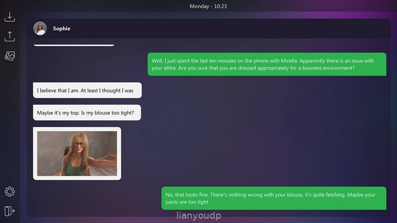 Dirty Texts – New Intern Screenshot 2