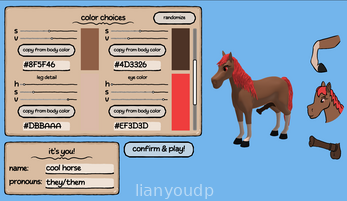 heart by hoof. Screenshot 2