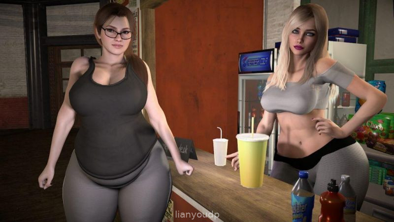 Fattening Up The Young Girls With Milk And Coffee Screenshot 1