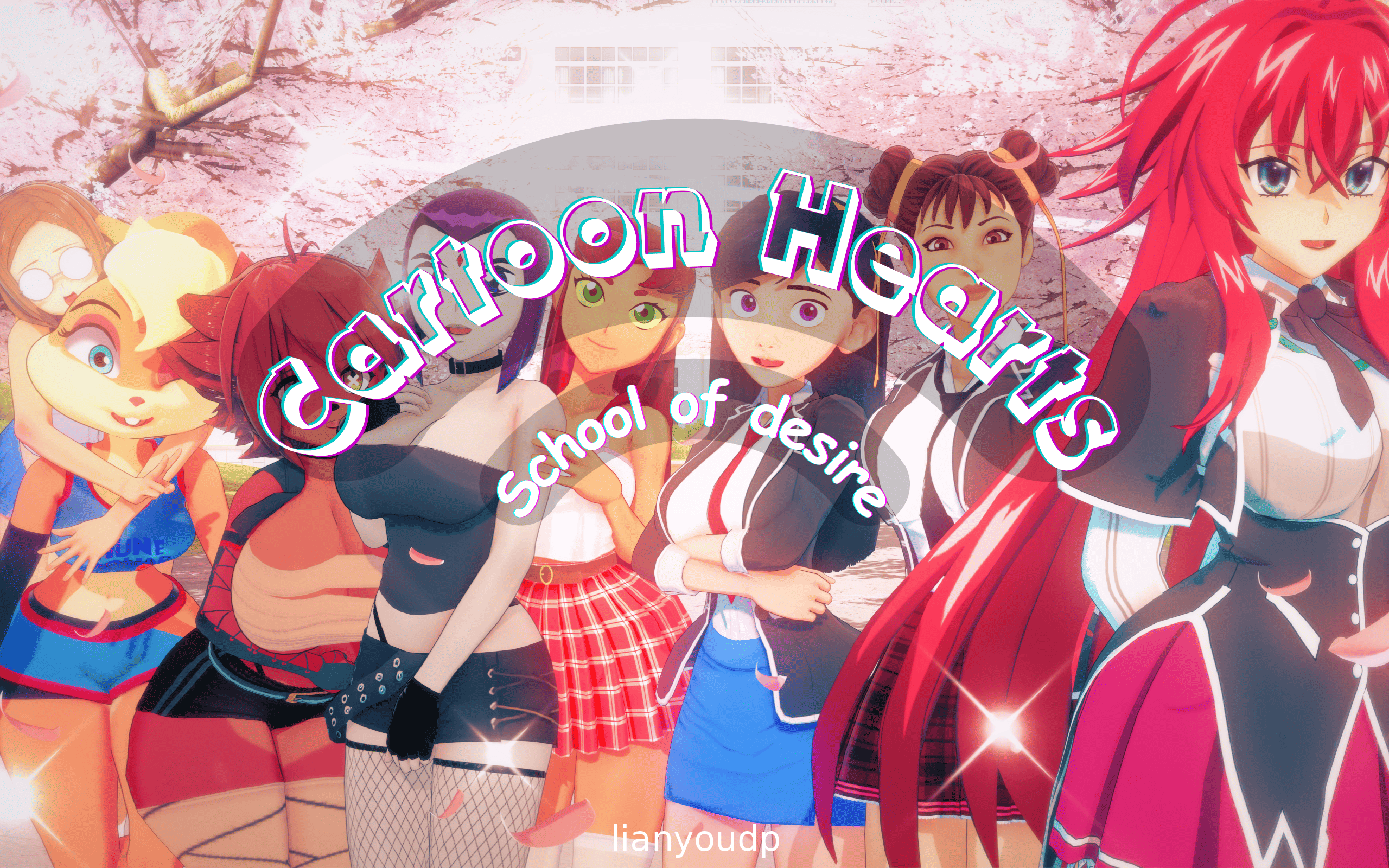 Cartoon Hearts School of Desire