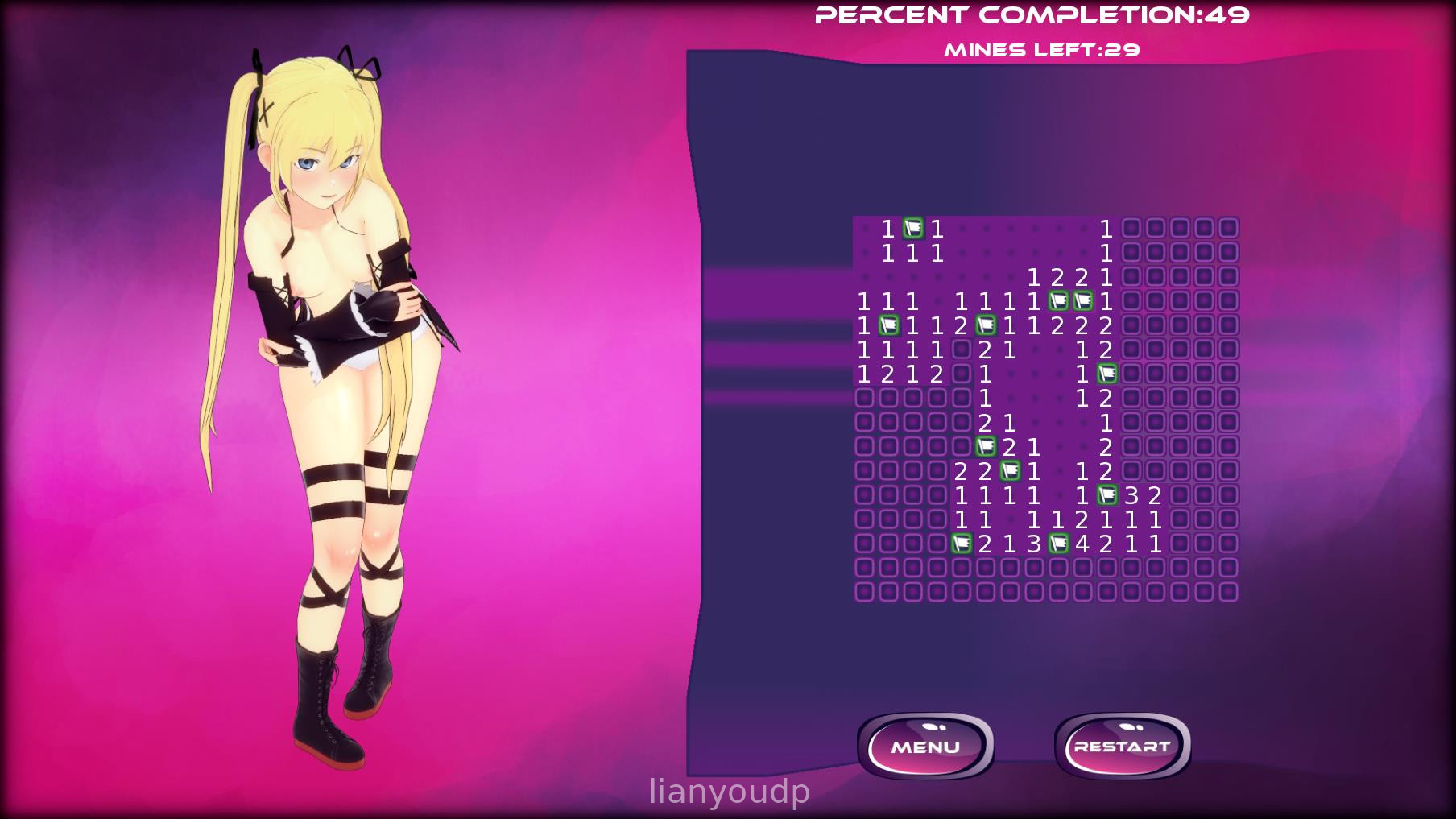 Sexy Minesweep + Valentine Special Screenshot 1