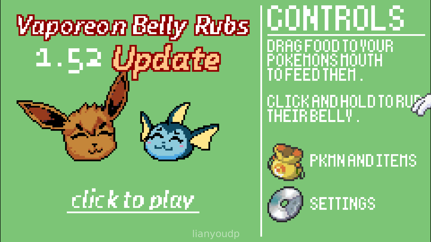 Vaporeon Belly Rubs