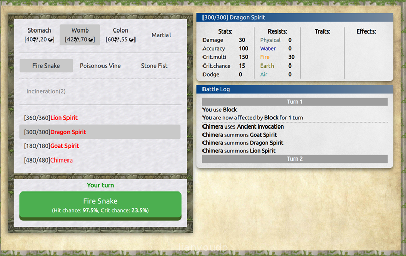 Dryad Quest RPG: A Tale of Lust and Glory (v0.12.0) Screenshot 2